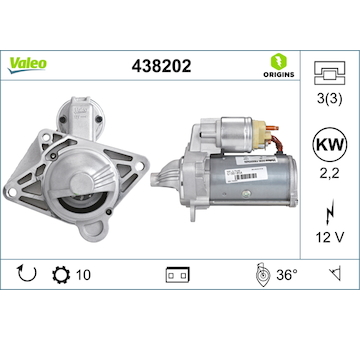 Startér VALEO 438202
