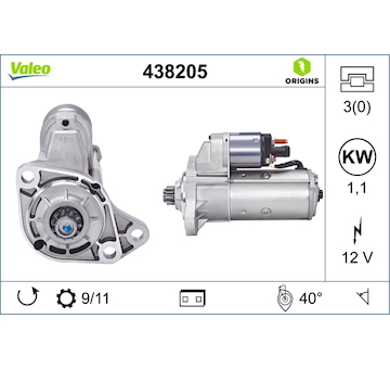Startér VALEO 438205