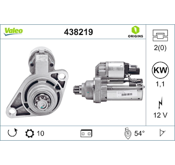 Startér VALEO 438219