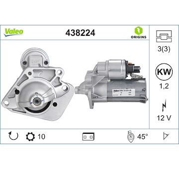 Startér VALEO 438224