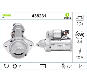 Startér VALEO 438231