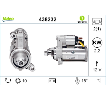 Startér VALEO 438232