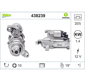 Startér VALEO 438239