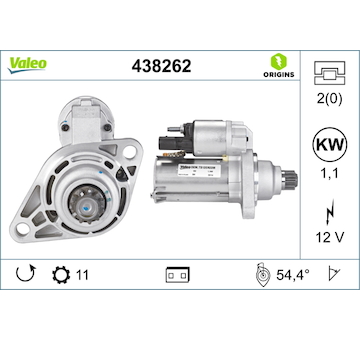 Startér VALEO 438262