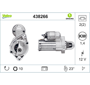 Startér VALEO 438266
