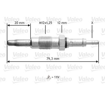 Zhavici svicka VALEO 345137
