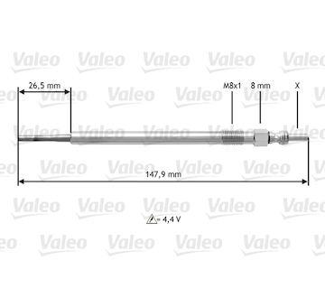Zhavici svicka VALEO 345142