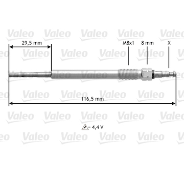 Zhavici svicka VALEO 345147