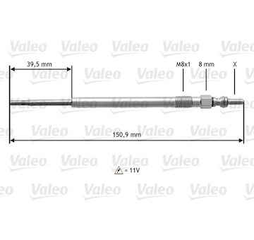 Zhavici svicka VALEO 345174