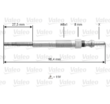 Zhavici svicka VALEO 345175
