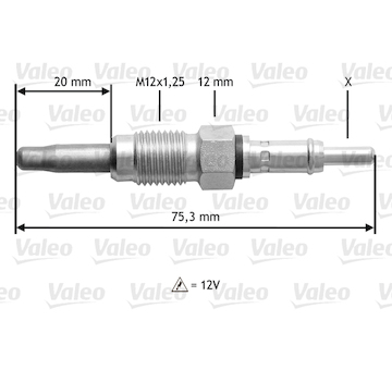 Zhavici svicka VALEO 345181