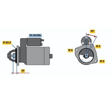 Startér BOSCH 0 001 223 003