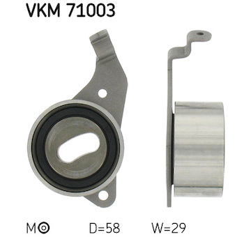 Napínací kladka, ozubený řemen SKF VKM 71003