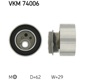 Napínací kladka, ozubený řemen SKF VKM 74006