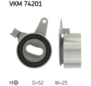 Napínací kladka, ozubený řemen SKF VKM 74201