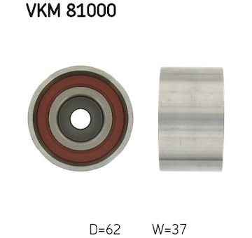 Vratna/vodici kladka, ozubeny remen SKF VKM 81000