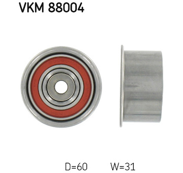 Vratna/vodici kladka, ozubeny remen SKF VKM 88004