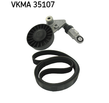 Sada zebrovanych klinovych remenu SKF VKMA 35107