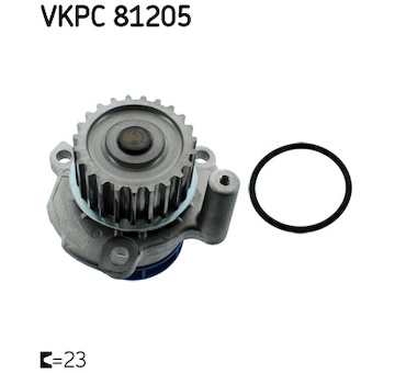 Vodní čerpadlo, chlazení motoru SKF VKPC 81205