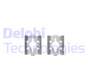 Sada prislusenstvi, oblozeni kotoucove brzdy DELPHI LX0328