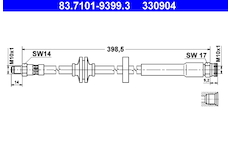 Brzdová hadice ATE 83.7101-9399.3