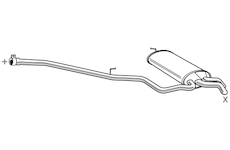 Zadni tlumic vyfuku WALKER 72146