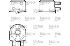 Olejový chladič, motorový olej VALEO 817704