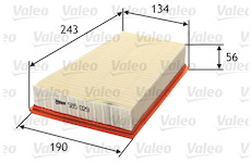 Vzduchový filtr VALEO 585029