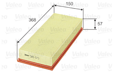 Vzduchový filtr VALEO 585073