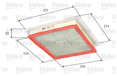 Vzduchový filtr VALEO 585174