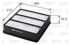 Vzduchový filtr VALEO 585243