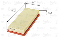 Vzduchový filtr VALEO 585252