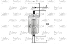 palivovy filtr VALEO 587010