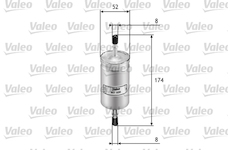 palivovy filtr VALEO 587020