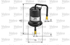 palivovy filtr VALEO 587041