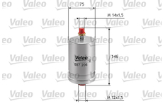 palivovy filtr VALEO 587206