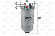 palivovy filtr VALEO 587505
