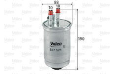 palivovy filtr VALEO 587521