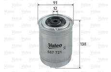 palivovy filtr VALEO 587721