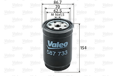 palivovy filtr VALEO 587733