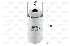 palivovy filtr VALEO 587739