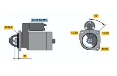 Startér BOSCH 0 001 368 083