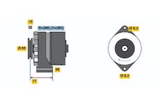 generátor BOSCH 0 986 030 880