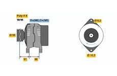 generátor BOSCH 0 986 042 171