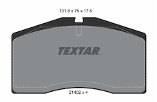 Sada brzdových destiček, kotoučová brzda TEXTAR 2140201