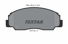 Sada brzdových destiček, kotoučová brzda TEXTAR 2171201