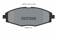 Sada brzdových destiček, kotoučová brzda TEXTAR 2324102