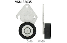Vratna/vodici kladka, klinovy zebrovy remen SKF VKM 33035