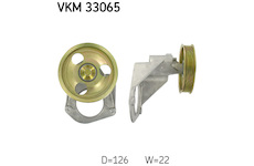 Vratna/vodici kladka, klinovy zebrovy remen SKF VKM 33065