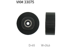 Vratna/vodici kladka, klinovy zebrovy remen SKF VKM 33075
